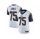 Youth Nike Los Angeles Rams #75 Deacon Jones Vapor Untouchable Limited White NFL Jersey