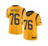 Youth Nike Los Angeles Rams #76 Rodger Saffold Limited Gold Rush NFL Jersey
