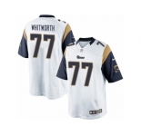 Youth Nike Los Angeles Rams #77 Andrew Whitworth Limited White NFL Jersey