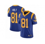 Youth Nike Los Angeles Rams #81 Torry Holt Vapor Untouchable Limited Royal Blue Alternate NFL Jersey
