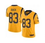 Youth Nike Los Angeles Rams #83 Brian Quick Limited Gold Rush NFL Jersey