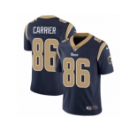 Youth Nike Los Angeles Rams #86 Derek Carrier Navy Blue Team Color Vapor Untouchable Limited Player NFL Jersey