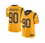 Youth Nike Los Angeles Rams #90 Michael Brockers Limited Gold Rush NFL Jersey