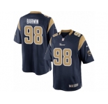 Youth Nike Los Angeles Rams #98 Connor Barwin Limited Navy Blue Team Color NFL Jersey
