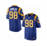Youth Nike Los Angeles Rams #98 Quinton Coples Limited Royal Blue Alternate NFL Jersey