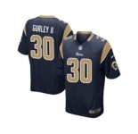 Youth Nike St. Louis Rams #30 Todd Gurley II Navy Blue jerseys