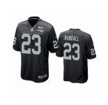 Las Vegas Raiders #2Damarious Randall Black 2020 Inaugural Season Game Jersey