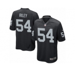 Men's Nike Oakland Raiders #54 Perry Riley Game Black Team Color NFL Jersey