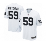 Men's Nike Oakland Raiders #59 Tahir Whitehead Game White NFL Jersey