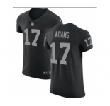 Men's Las Vegas Raiders #17 Davante Adams Black Team Color Men's Stitched NFL Vapor Untouchable Elite Jersey