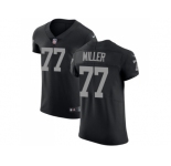 Nike Oakland Raiders #77 Kolton Miller Black Team Color Men Stitched NFL Vapor Untouchable Elite Jersey