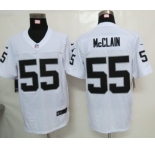 nike nfl jerseys oakland raiders #55 mcclain white[elite]