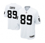 nike nfl jerseys oakland raiders #89 cooper white[Elite][cooper]