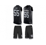 Men Nike Oakland Raiders #55 Marquel Lee Limited Black Tank Top Suit NFL Jersey