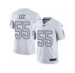 Men Nike Oakland Raiders #55 Marquel Lee Limited White Rush Vapor Untouchable NFL Jersey