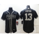 Men's Las Vegas Raiders #13 Hunter Renfrow Black Stitched MLB Flex Base Nike Baseball Jersey