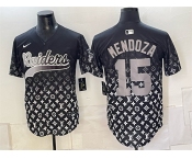 Men's Las Vegas Raiders #15 Fernando Mendoza Black Vapor Limited Stitched Baseball Jersey