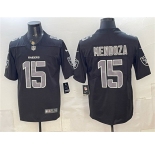 Men's Las Vegas Raiders #15 Fernando Mendoza Black Vapor Untouchable Limited Football Stitched Jersey
