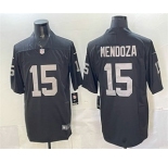 Men's Las Vegas Raiders #15 Fernando Mendoza Limited Black Vapor Jersey