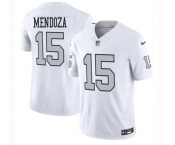 Men's Las Vegas Raiders #15 Fernando Mendoza White 2025 F.U.S.E. Vapor Stitched Football Jerseys