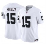 Men's Las Vegas Raiders #15 Fernando Mendoza White 2026 Draft F.U.S.E. Vapor Untouchable Limited Football Stitched Jersey