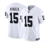 Men's Las Vegas Raiders #15 Fernando Mendoza White 2026 Draft F.U.S.E. Vapor Untouchable Limited Football Stitched Jersey