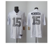 Men's Las Vegas Raiders #15 Fernando Mendoza White 2026 F.US.E. Draft Color Rush Vapor Untouchable Limited Football Stitched Jersey