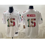 Men's Las Vegas Raiders #15 Fernando Mendoza White F.U.S.E. Mexico Vapor Untouchable Limited Football Stitched Jersey