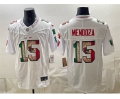 Men's Las Vegas Raiders #15 Fernando Mendoza White F.U.S.E. Mexico Vapor Untouchable Limited Football Stitched Jersey