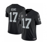 Men's Las Vegas Raiders #17 Davante Adams Black 2023 F.U.S.E With 4-Star C Patch Vapor Untouchable Football Stitched Jersey