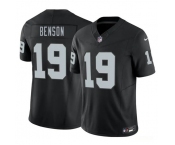 Men's Las Vegas Raiders #19 Malik Benson Black 2026 F.U.S.E. Vapor Untouchable Limited Football Stitched Jersey