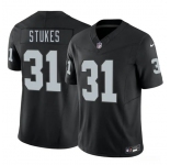 Men's Las Vegas Raiders #31 Treydan Stukes Black 2026 F.U.S.E. Vapor Untouchable Limited Football Stitched Jersey
