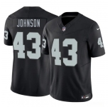 Men's Las Vegas Raiders #43 Dalton Johnson Black 2026 F.U.S.E. Vapor Untouchable Limited Football Stitched Jersey