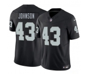 Men's Las Vegas Raiders #43 Dalton Johnson Black 2026 F.U.S.E. Vapor Untouchable Limited Football Stitched Jersey