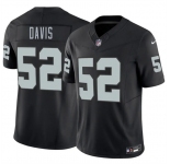 Men's Las Vegas Raiders #52 Jamin Davis Black 2026 F.U.S.E. Vapor Untouchable Limited Football Stitched Jersey