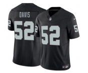 Men's Las Vegas Raiders #52 Jamin Davis Black 2026 F.U.S.E. Vapor Untouchable Limited Football Stitched Jersey