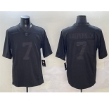 Men's Las Vegas Raiders #7 Colin Kaepernick Black Vapor Limited Football Stitched Jersey