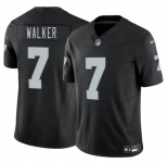 Men's Las Vegas Raiders #7 Quay Walker Black 2026 F.U.S.E. Vapor Untouchable Limited Stitched Football Jersey