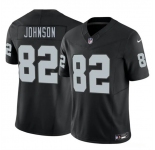 Men's Las Vegas Raiders #82 Brandon Johnson Black 2026 F.U.S.E. Vapor Untouchable Limited Football Stitched Jersey