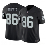 Men's Las Vegas Raiders #86 Chase Roberts Black 2026 Draft F.U.S.E. Vapor Untouchable Limited Football Stitched Jersey