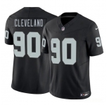 Men's Las Vegas Raiders #90 Brandon Cleveland Black 2026 F.U.S.E. Vapor Untouchable Limited Football Stitched Jersey