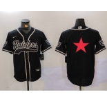 Men's Las Vegas Raiders Black Team Big Logo With Patch Cool Base Stitched Baseball Jerseys