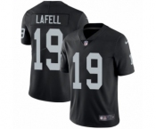 Men's Nike Oakland Raiders #19 Brandon LaFell Black Team Color Vapor Untouchable Limited Player NFL Jersey