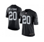 Men's Nike Oakland Raiders #20 Obi Melifonwu Limited Black Team Color NFL Jersey