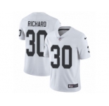 Men's Nike Oakland Raiders #30 Jalen Richard Vapor Untouchable Limited White NFL Jersey