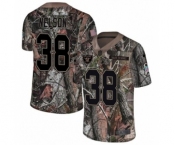 Men's Nike Oakland Raiders #38 Nick Nelson Limited Camo Rush Realtree NFL Jersey