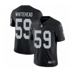 Men's Nike Oakland Raiders #59 Tahir Whitehead Black Team Color Vapor Untouchable Limited Player NFL Jersey