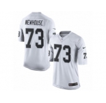 Men's Nike Oakland Raiders #73 Marshall Newhouse Limited White NFL Jersey