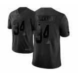 Men's Oakland Raiders #34 Bo Jackson Limited Black City Edition Football Jersey