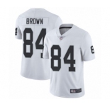 Men's Oakland Raiders #84 Antonio Brown White Vapor Untouchable Limited Player Football Jersey